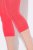 Ulla Popken 815580 3/4-Strumpfleggings mit Oberschenkelschutz 80 den Hellrot - Strumpfhosen & Socken - 
