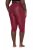 Ulla Popken 815580 3/4-Strumpfleggings mit Oberschenkelschutz 80 den Rot - Strumpfhosen & Socken - 