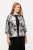 Ulla Popken 816673 Oversize-Jacquardblazer mit 3/4-Ärmeln Schwarz - Blazer - Blazer für Frauen in Großgrößen