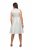 Ulla Popken 817135 Abendkleid Wollweiß - Abendkleider - Abendkleider für Damen in großen Größen