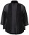 Ulla Popken 817211 Oversize-Chiffonjacke mit Schalkragen Schwarz - Jacken - Große Jacken für Damen