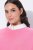 Ulla Popken 820512 Strickponcho aus Wollmix mit V-Ausschnitt Hellrosa - Ponchos & Capes - 