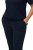 Ulla Popken 821244 Pyjama mit Punkten Dunkelblau - Pyjama/Loungewear - 