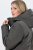 Ulla Popken 821737 Wattierter HYPRAR Parka mit Kapuze Dunkelgrau meliert - Jacken - Große Jacken für Damen