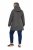 Ulla Popken 821737 Wattierter HYPRAR Parka mit Kapuze Dunkelgrau meliert - Jacken - Große Jacken für Damen