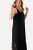 Ulla Popken 823276 Ärmelloses Kleid Schwarz - Maxikleider - Große Größen: Lange Maxikleider