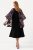 Ulla Popken 823276 Ärmelloses Kleid Schwarz - Maxikleider - Große Größen: Lange Maxikleider