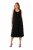 Ulla Popken 823276 Ärmelloses Kleid Schwarz - Maxikleider - Große Größen: Lange Maxikleider