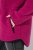 Ulla Popken 823371 Teddyjacke mit Kapuze und gesteppten Taschen Fuchsia - Fleecekleidung - 