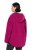 Ulla Popken 823371 Teddyjacke mit Kapuze und gesteppten Taschen Fuchsia - Fleecekleidung - 