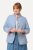 Ulla Popken 823538 Blazer aus Leinenmix mit Stehkragen Hellblau - Blazer - Blazer für Frauen in Großgrößen