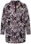 Ulla Popken 823967 Geblümter Jacquardblazer mit 3/4-Ärmeln Schwarz - Blazer - Blazer für Frauen in Großgrößen