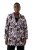 Ulla Popken 823967 Geblümter Jacquardblazer mit 3/4-Ärmeln Schwarz - Blazer - Blazer für Frauen in Großgrößen