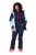 Ulla Popken 824297 Softshellhose mit Schneefang Dunkelblau - Skibekleidung - 