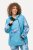 Ulla Popken 824429 Marmorierte Skijacke mit Dreifach-Funktion Blau - Skibekleidung - 