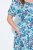 Ulla Popken 824966 Geblümtes Hemdblusenkleid Dunkelblau - Blusenkleider - 