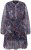 Ulla Popken 824976 Gemustertes Kleid Dunkelblau - Midikleider - Midikleider in großen Größen