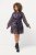 Ulla Popken 824976 Gemustertes Kleid Dunkelblau - Midikleider - Midikleider in großen Größen