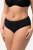 Ulla Popken 825790 Geblümte Slips mit Spitze Schwarz - Slips - 