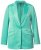 Ulla Popken 826161 Strukturierter Blazer Grün - Blazer - Blazer für Frauen in Großgrößen