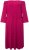 Ulla Popken 827740 Jerseykleid mit 3/4-Ärmeln Rosa - Midikleider - Midikleider in großen Größen