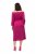Ulla Popken 827740 Jerseykleid mit 3/4-Ärmeln Rosa - Midikleider - Midikleider in großen Größen