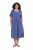 Ulla Popken 827920 Kurzärmliges Jerseykleid Blau - Jerseykleider - 