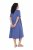 Ulla Popken 827920 Kurzärmliges Jerseykleid Blau - Jerseykleider - 