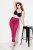 Ulla Popken 828982 Karierte Strumpfleggings Beerenrot - Strumpfhosen & Socken - 