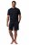 JP1880 829513 Schlafanzug kurze Form Bauchfit Dunkelblau TALL - TALL unterwäsche & bademode - Unterwäsche & Bademode für große Männer