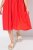 Ulla Popken 829837 Kurzärmliges Kleid aus Leinenmix Rot - Sommerkleider - Große Größen: Leichte Sommerkleider