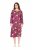 Ulla Popken 830151 Geblümtes Kleid Rosa - Maxikleider - Große Größen: Lange Maxikleider