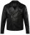 JP1880 830586 Bikerjacke aus Lammnappa Schwarz - Herren jacken - Herren Jacken in großen Größen