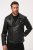 JP1880 830586 Bikerjacke aus Lammnappa Schwarz - Herren jacken - Herren Jacken in großen Größen