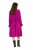 Ulla Popken 830615 Langärmliges Kleid mit Volants Flieder - Midikleider - Midikleider in großen Größen