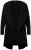 Ulla Popken 830749 Offener plissierter Blazer mit breitem Revers Schwarz - Blazer - Blazer für Frauen in Großgrößen