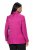 Ulla Popken 830767 Blazer in Crash-Optik Magenta - Blazer - Blazer für Frauen in Großgrößen