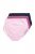 Ulla Popken 831866 Slips mit hoher Taille und Spitze 3er-Pack Dunkelblau - Slips - 
