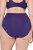 Ulla Popken 831866 Slips mit hoher Taille und Spitze 3er-Pack Königsblau - Slips - 