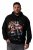 Men+ 100 Hoodie Weihnachtsmann auf Motorrad Schwarz - Herren-sweater und -hoodies - Herren-Sweater und -Hoodies in großen Größen