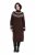 Ulla Popken 832670 Gemustertes Strickkleid mit Rollkragen Mehrfarbig - Kleider - Kleider für jede Größe