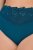 Ulla Popken 832864 Strings mit Spitze Petrol - Slips - 