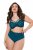 Ulla Popken 832864 Strings mit Spitze Petrol - Slips - 