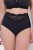 Ulla Popken 832874 Slips mit hoher Taille und Spitze 3er-Pack Braun - Slips - 