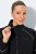 Ulla Popken 833237 Sportjacke mit Reflektordetails Schwarz - Jacken - Große Jacken für Damen