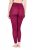 Ulla Popken 833718 Strumpfleggings mit Spitze Beerenrot - Strumpfhosen & Socken - 