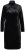 Ulla Popken 834234 Samtkleid mit Rollkragen Schwarz - Abendkleider - Abendkleider für Damen in großen Größen