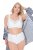 Ulla Popken 834307 Shaping-Slip mit Spitze Wollweiß - Shapewear - 