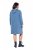 Ulla Popken 834536 Sweatkleid mit Kapuze Denimblau - Sweatkleider - 