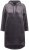 Ulla Popken 834550 Langärmliges Kleid mit Kapuze Anthrazit - Sweatkleider - 